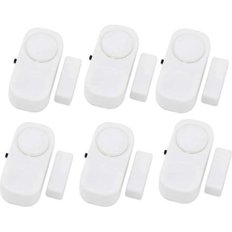 Sistema de alarma de seguridad inalámbrico para puertas y ventanas Pack 6 (1/4)