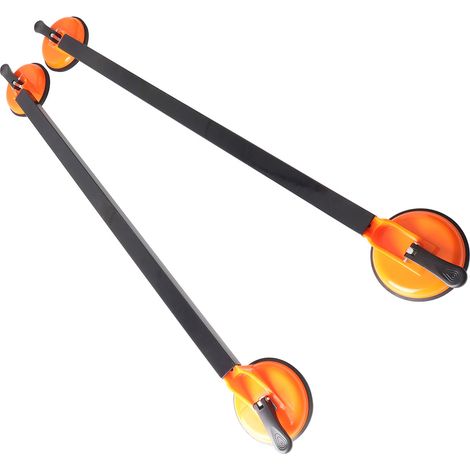 GARRYFIZH Lot de 2 barres transversales de toit de voiture de 36,22 pouces, tube en acier carré, fixation par ventouses, porte-bagages de toit universel pour véhicules