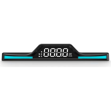 Compteur de vitesse numérique G15 voiture GPS avec affichage tête haute - MPH, distance parcourue et alarme de vitesse incluses (1/5)
