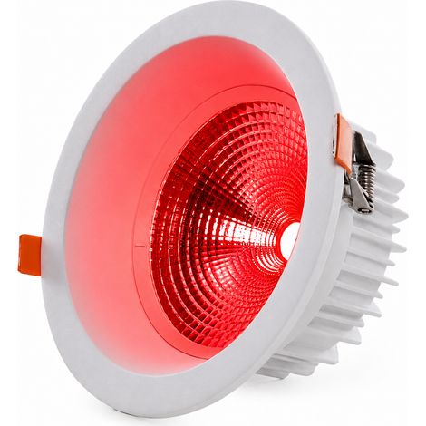 LED-Rundstrahler, 18 W, 2520 lm, blendfrei, UGR19, 40.000 h Lebensdauer, rotes Licht (1/5)