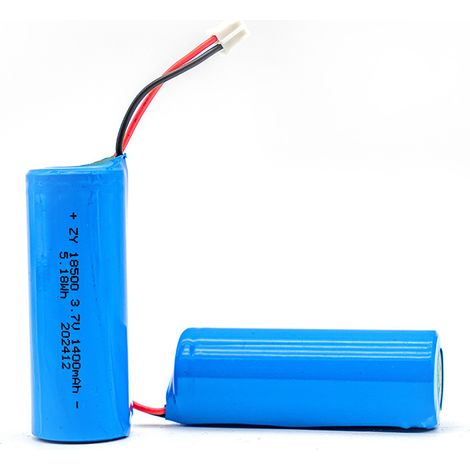 18500 Lithium Battery 3C Power Type 1400mAh Cylindrical Rechargeable Lithium Battery (Single) for Electric Shavers and Teeth Cleaners (1/5)