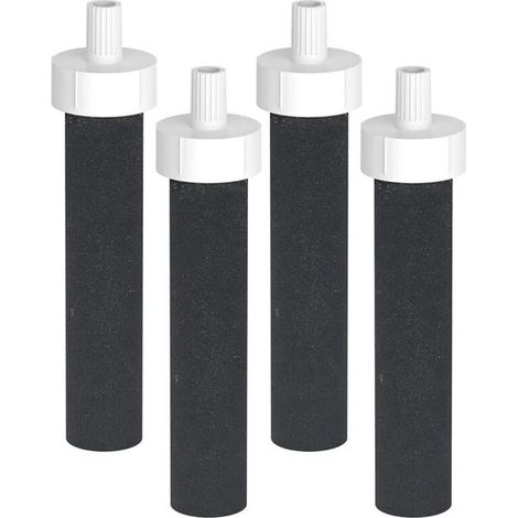 SABIR Lot de 4 filtres à eau Brita de rechange – Compatibles avec les filtres à eau Brita BB06 rigides, en acier inoxydable et pour le sport (1/4)