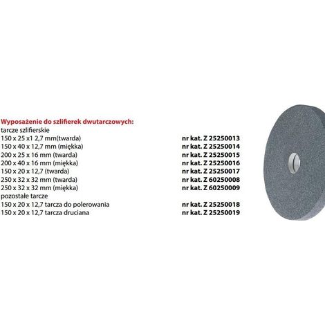 DISCO DA ABRASIVO 150x25x12,7mm DURO