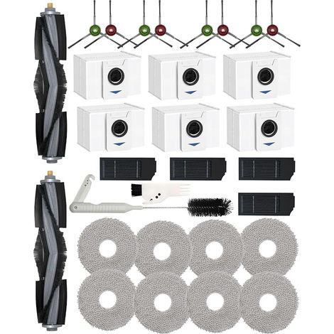 FOREHILL 30 Accesorios de Repuesto para Aspiradoras Robóticas ECOVACS DEEBOT X1 Omni, X1e Omni, X1 Plus, T10 Omni, T10 Plus, T20 Omni, Cepillo Principal (1/5)