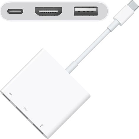 Cavo adattatore CO2 USB-C HDMI HUB 3 in 1 USB TYPE C USB Full HD MHL 4K (1/5)