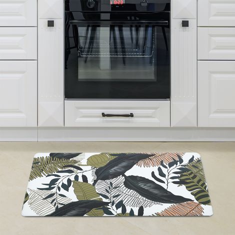Paco Home Alfombra Cocina Esterilla Pasillera PVC Antideslizante Diferentes Motivos Multicolor, 45x75 cm