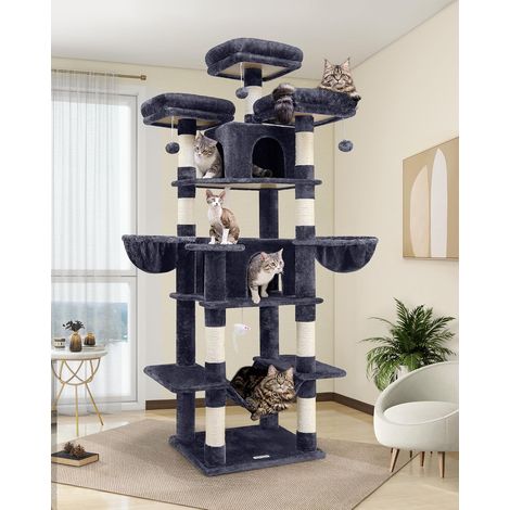 Grand Arbre a Chat Château 204 cm Plusieurs Chats (1/5)