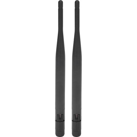 2 antennes omnidirectionnelles GSM GPRS 2G 3G LTE 4G pleine bande 5DBI gain élevé pliable tige (1/5)