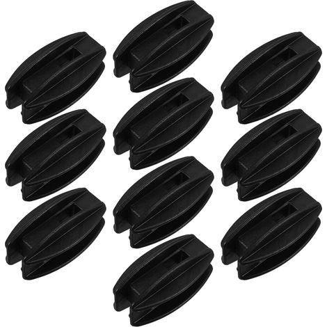 10 pièces Lot de Isolateurs de Clôture Électrique pour Piquets Carrés Insulateurs Résistants Aux Intempéries pour Fils de Clôture Élevage Accessoires (1/5)