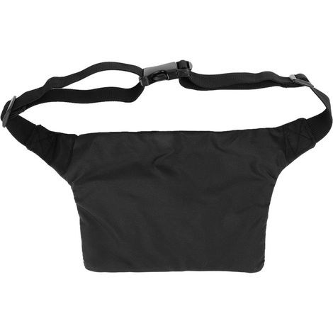 Trousse de rangement noire multifonction portable pour ceinture, poche à outils coiffure avec ciseaux, pince à cheveux et peigne, sac de travail noir pour salon de coiffure. (1/5)