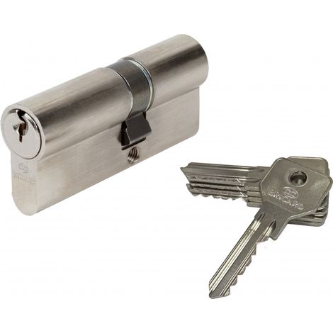 Cylindre De Serrure Bricard Alpha Débrayable L.30 + 40 Mm