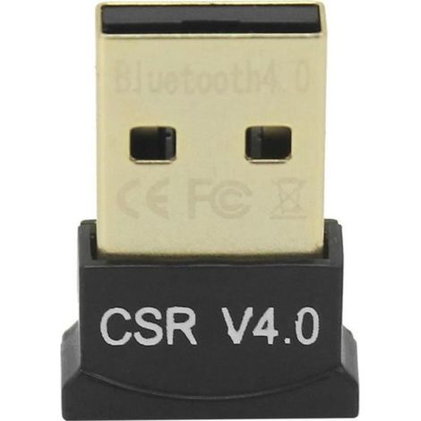 Clé USB Adaptateur Bluetooth V4.0-2.1 + EDR Key Sans Fil Dongle Pour PC Portable (1/3)
