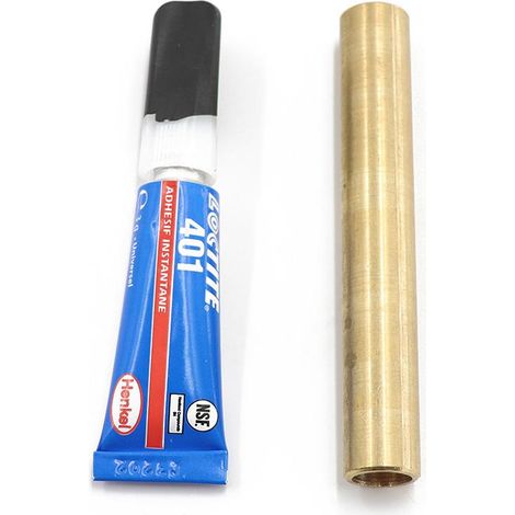 Kit de réparation diam. 9 mm : 1 tube de colle et 1 raccord
