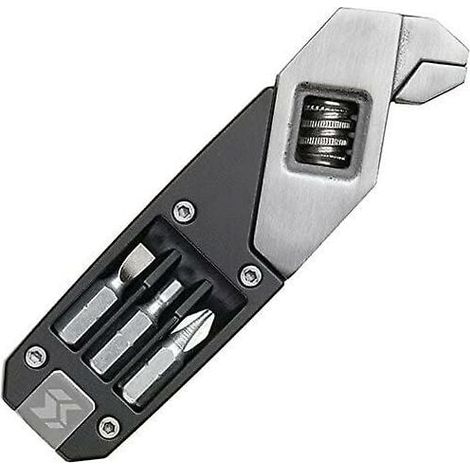 Mini llave hexagonal plegable multiusos ajustable, herramienta de ferretería (1/3)