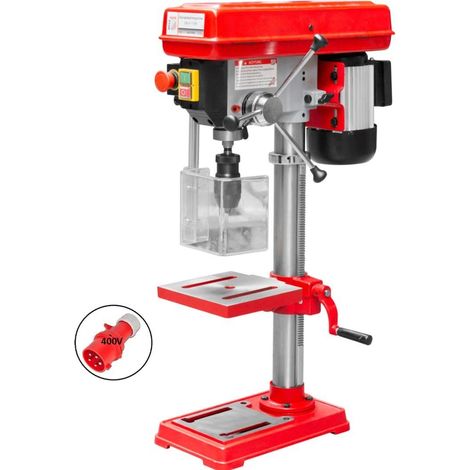 Trapano a colonna da banco con trasmissione a cinghia 400v Holzmann sb4115n400v