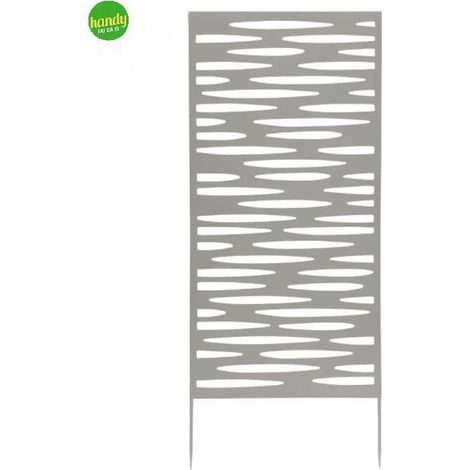 Pannello decorativo Verdemax 30 x 90 cm in metallo antracite