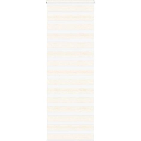 Doppelrollo Marmorbeige 70x230 cm Stoffbreite 65,9 cm Polyester