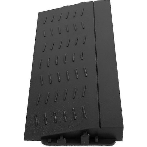 Rampe de seuil pour aspirateur robot, installation facile, plastique durable, navigation fluide, compatible avec Roborock et Narwal, 21 x 9 x 2 cm, noir (1/5)