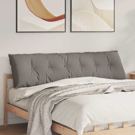 Rückenkissen Taupe 180 x 19 x 50 cm Stoff