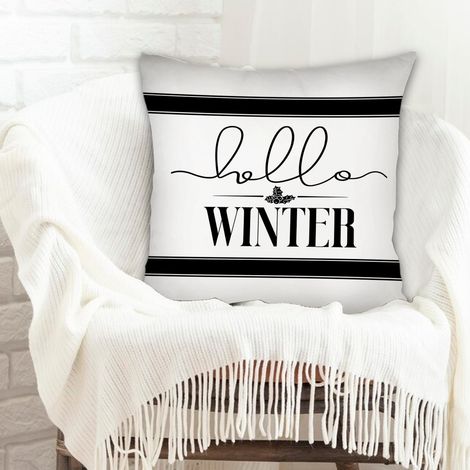 Housse de coussin décorative à la mode pour la maison résistant aux tachespour Noël, l'Action de grâce, anniversaire, la Fête des Mères (1/5)