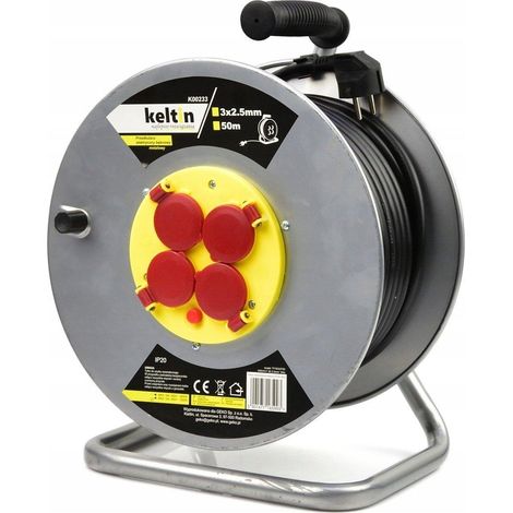 Keltin K00233 prolunga elettrica 50 metri metalizzata