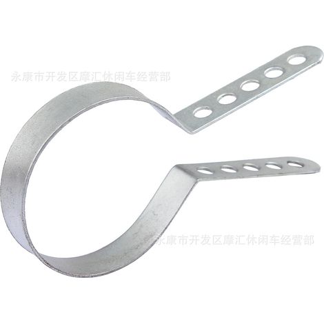 Accessoires pour mini-vélos, pot d'échappement pour moteurs deux temps 50cc/80cc, silencieux, collier de serrage pour tube de fumée, clip de fixation. (1/4)