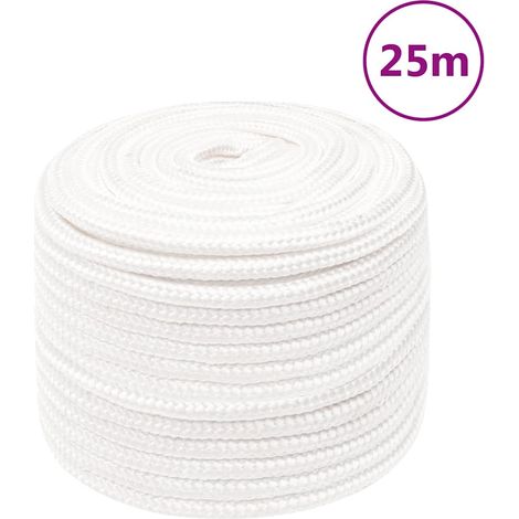 Corde de bateau Blanc complet 12 mm 25 m Polypropylène (1/5)
