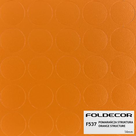 Tapón autoadhesivo fi14 naranja estructura (hoja 25 piezas) (1/5)