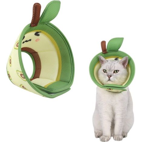 Collier pour chat de style élisabéthain - Collier mignon pour chat à motif animal - Convient aux chats et aux chiens - Collier pour chien (1/5)
