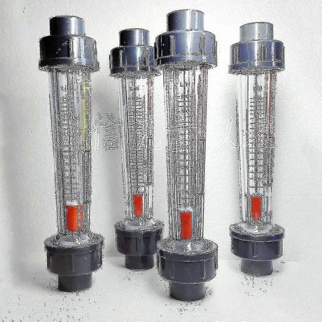 Débitmètre -15 l/h, tube en plastique, rotamètre pour eau liquide, longueur 202 mm, débit de 1 à 5 GPM (50, 60, 100, 160, 250, 400, 600, 800 l/h).