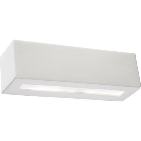 Lámparas de pared Vega blanco cerámica/vidrio 1xE27 Sollux (1/10)