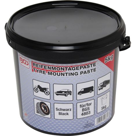BGS Reifenmontagepaste schwarz 5 kg