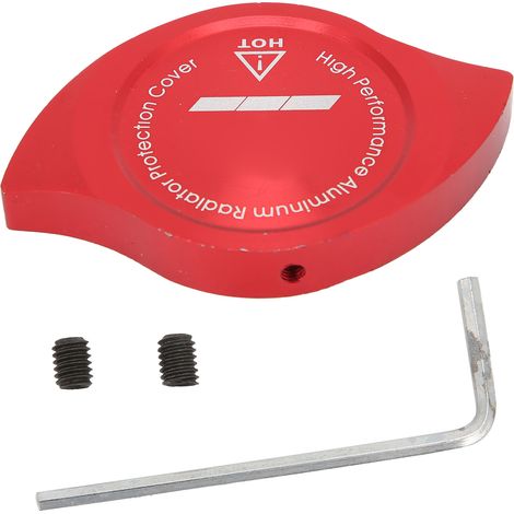 Roter dekorativer Kühlerdeckel als Ersatz für Honda Mugen Acura CL CSX ILX MDX NSX RDX.