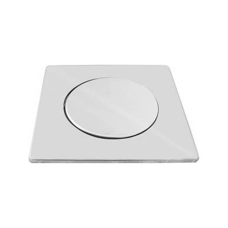 PLAQUE CARRÉE EN ACIER AVEC COUVERCLE POUR GRILLE DE PUITS Dimensions : 200 x 130 mm