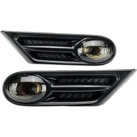 1Pair latéral Fender Turn Signal lampe compatible avec BMW mini Cooper R55 R56 R57 R58 R59 07-15 63137260201 63137260202 Marker lampe (1/5)