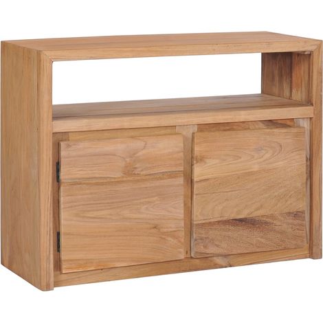 Buffet De Cuisine Buffet bas - Meuble de rangement - 80 x 30 x 60 cm Bois de teck massif (1/5)