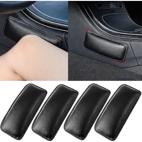 Set aus 4 weichen Lederkissen für die Mittelkonsole im Auto (Knie, Beine und Ellbogen), bequeme Stützkissen für Knie, Ellbogen und Oberschenkel. (1/5)