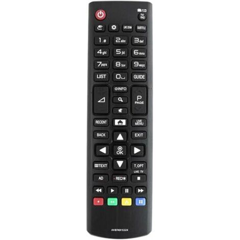 Télécommande sans Fil Universelle TV télécommande Universelle pour LG HDTV LED Smart TV numérique Noir
