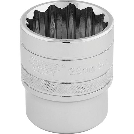 Draper HI-TORQ 1/2" Drive 28mm 12-Point Chrome Socket - Standard Length (Model 33518)