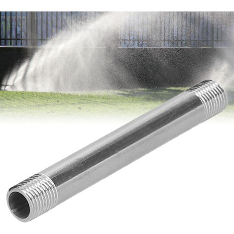 Raccord Fileté Mâle G1/4 Acier Inoxydable 10cm pour Plomberie et Installation (1/5)