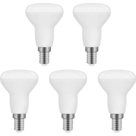Ampoule LED R50 E14 5W, R50 LED E14 Réflecteur Équivalent Ampoule Incandescente E14 40W, Blanc Chaud 3000K 550LM, Non Dimmable, Lot de 5 [Classe énergétique F] (1/4)