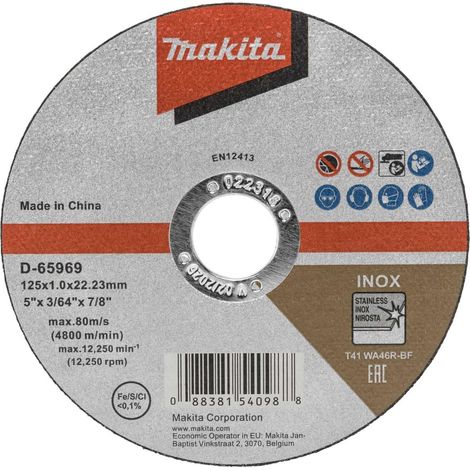 Makita Trennscheibe 125x1,2mm INOX (1/2)