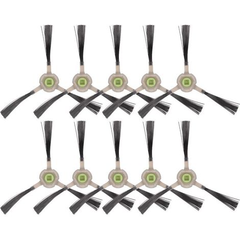 (10 pièces) Brosse latérale pour Lefant M1, M320, M310, M210B M213S M210S M210 M213 OKP K2 K3 K3A K4 K5, kit de brosse latérale pour aspirateur robot, accessoire de brosses latérales de remplacement (1/4)