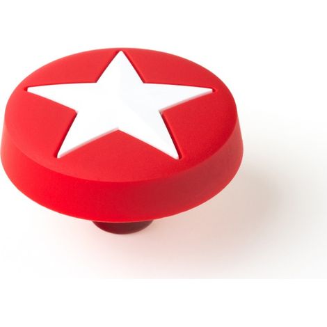 Pomello per mobile Star in plastica opaca H.26 x L.43 x P.43 mm REI