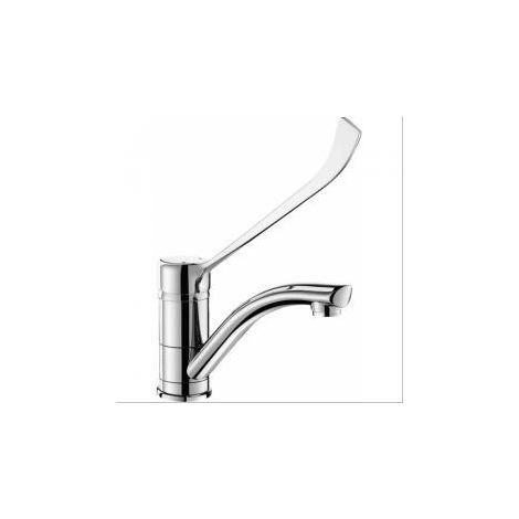 Mitigeur lavabo avec levier hygiène Delabie