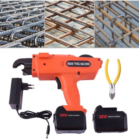 Senderpick – Machine à ligaturer automatique 6-25mm – Pour béton armé – 2 batteries lithium-ion 12V – 3000 nœuds par charge en 0,8s (1/5)