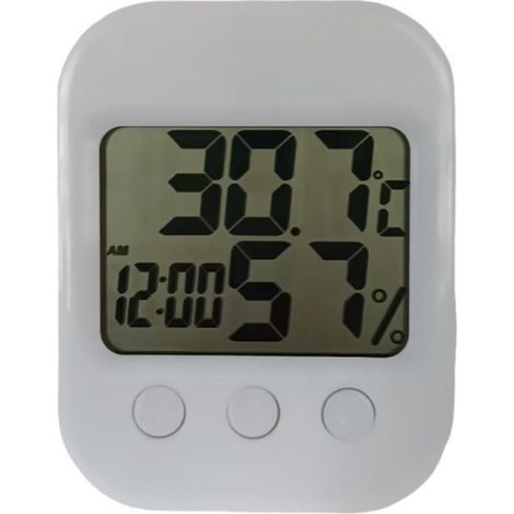 Digitales Thermometer und Hygrometer – Wandmonitor für Temperatur und Luftfeuchtigkeit in Innenräumen, geeignet für Babyzimmer, Zuhause und Büro (1/5)