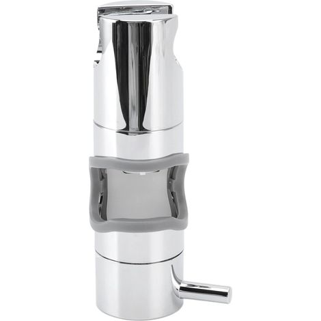 Support de douche de rechange Zerodis, support de douchette réglable en ABS pour rail coulissant de 16 à 19 mm, support antidérapant à installation rapide pour salle de bain et usage domestique (1/5)