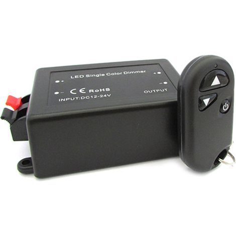 Led Dimmer PWM Con Telecomando RF Con Moschettone Accoppiabile Riprogrammabile 12V 24V 8A (1/3)