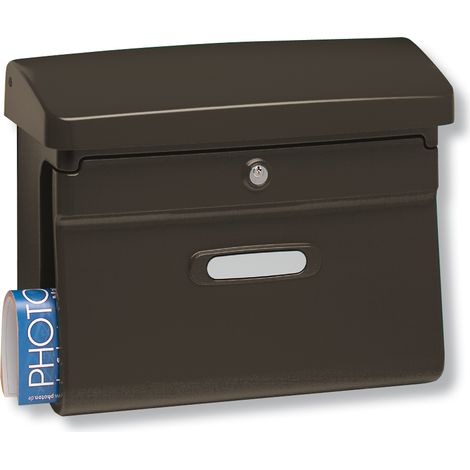 Burg Wächter 12570 BREMEN 885 BR Boîte aux lettres plastique marron avec serrure à clé S941411 (1/3)